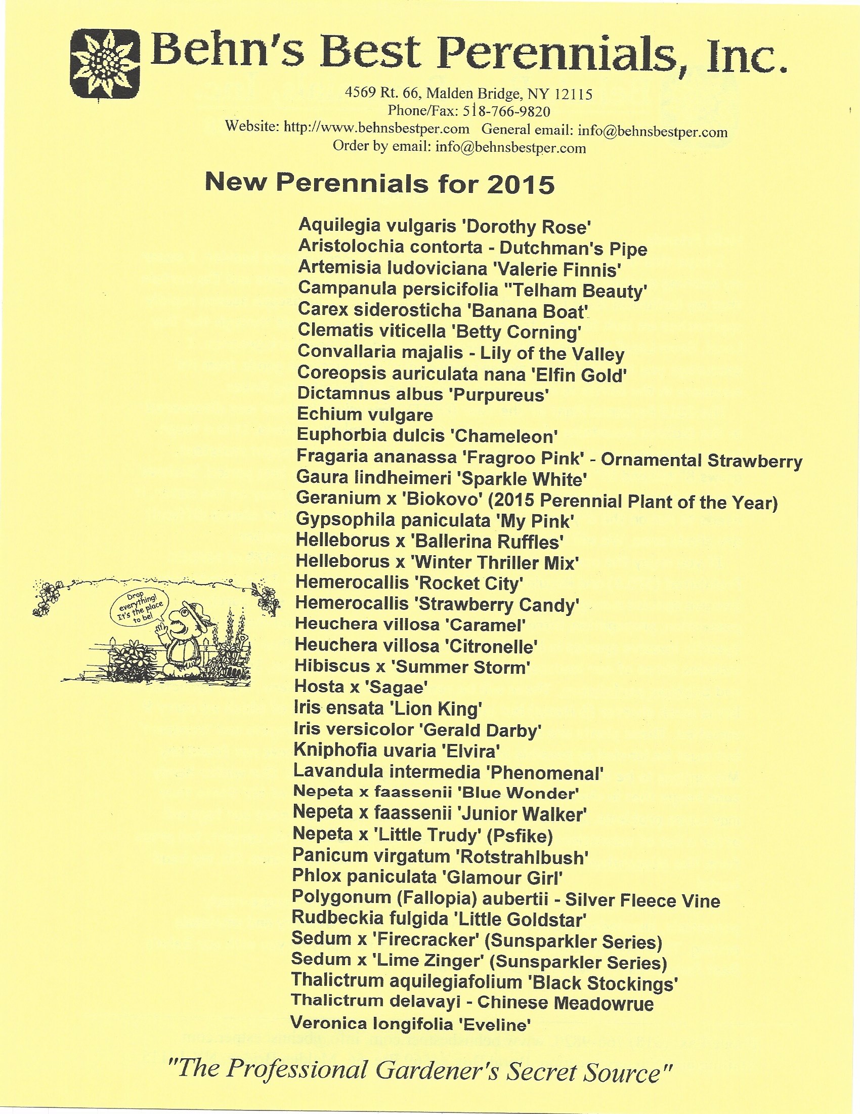 Spring 2015 Newsletter