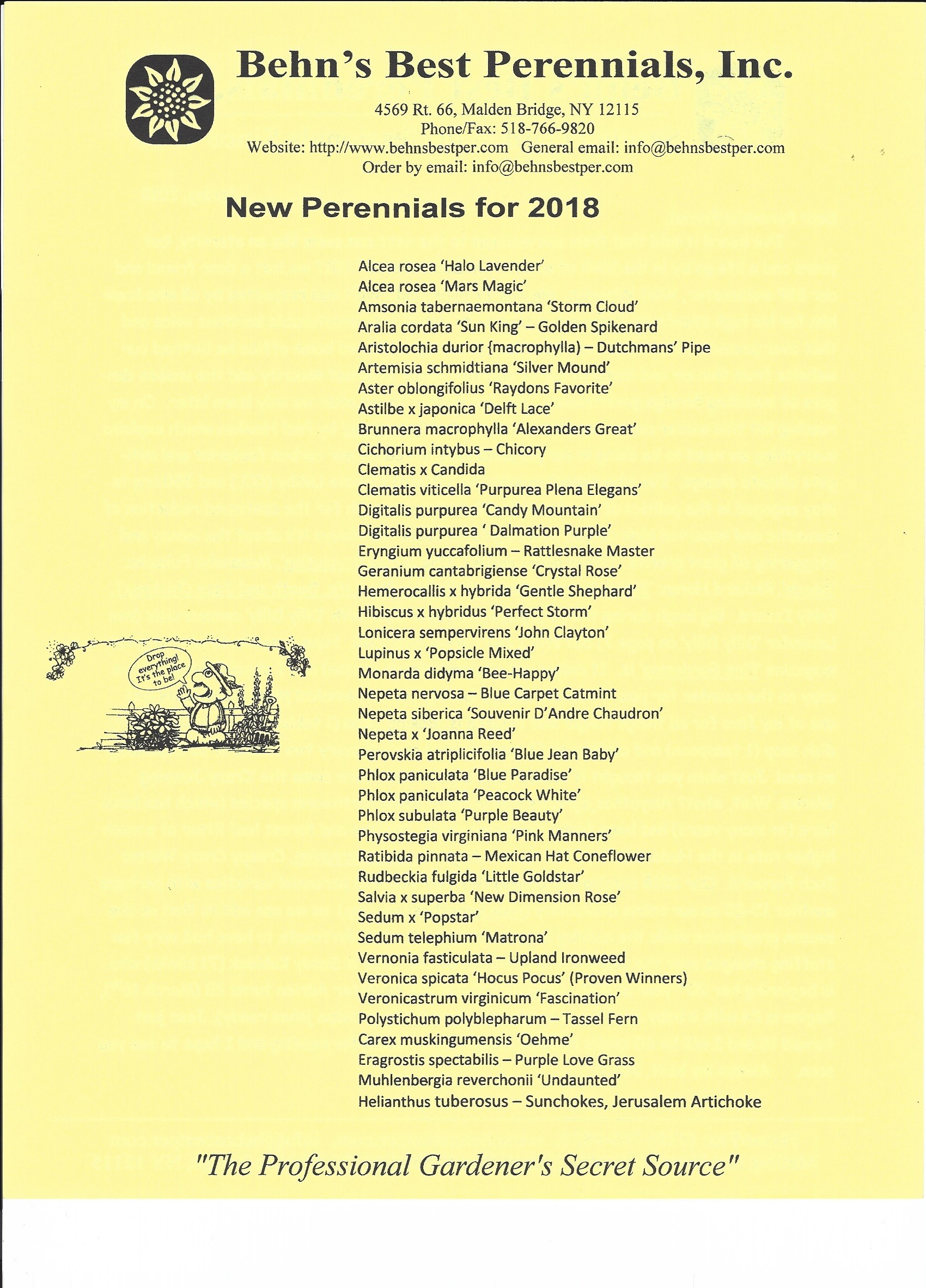 Spring 2018 Newsletter